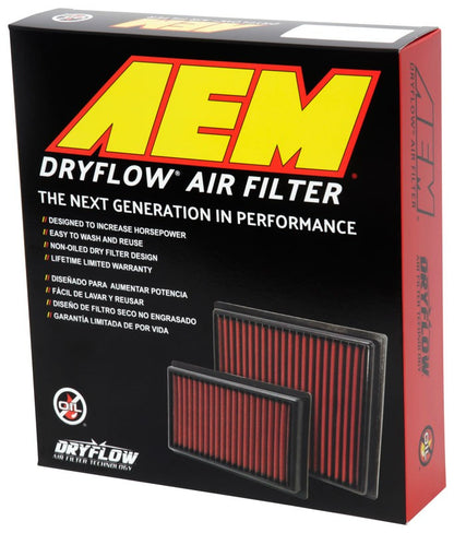 AEM Induction DryFlow Air Filter AIP28-20296