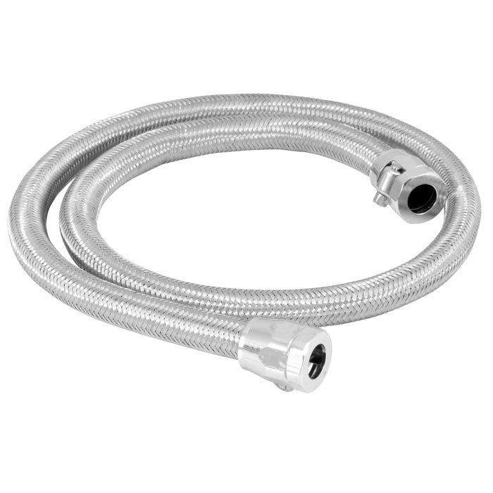 Spectre Stainless Steel Flex Fuel Line 5/16in. ID - 3ft. w/Clamps 29398