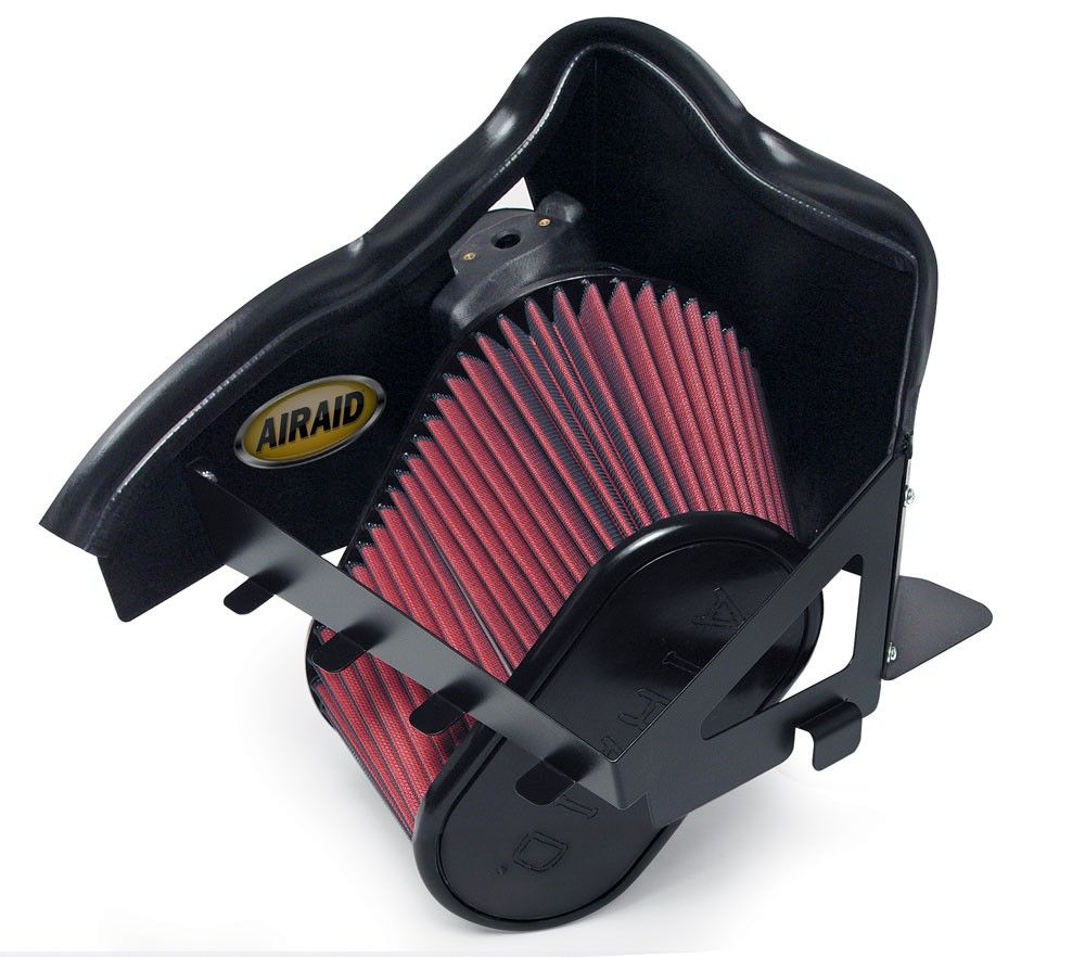 Airaid 04-07 Dodge Cummins 5.9L DSL 600 Series CAD Intake System w/o Tube (Dry / Red Media) 301-155