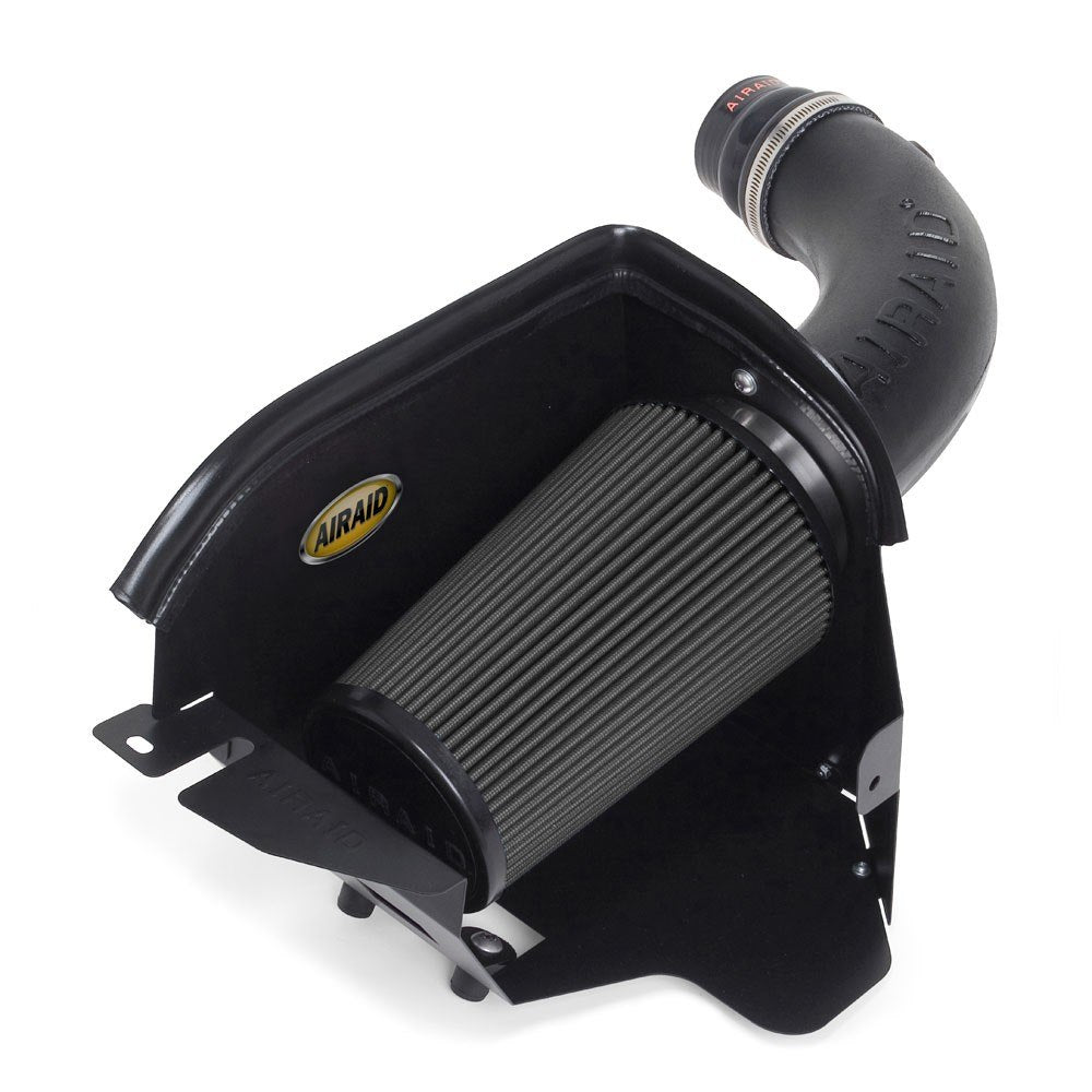 Airaid 07-11 Jeep Wrangler JK 3.8L CAD Intake System w/ Tube (Dry / Black Media) 312-208