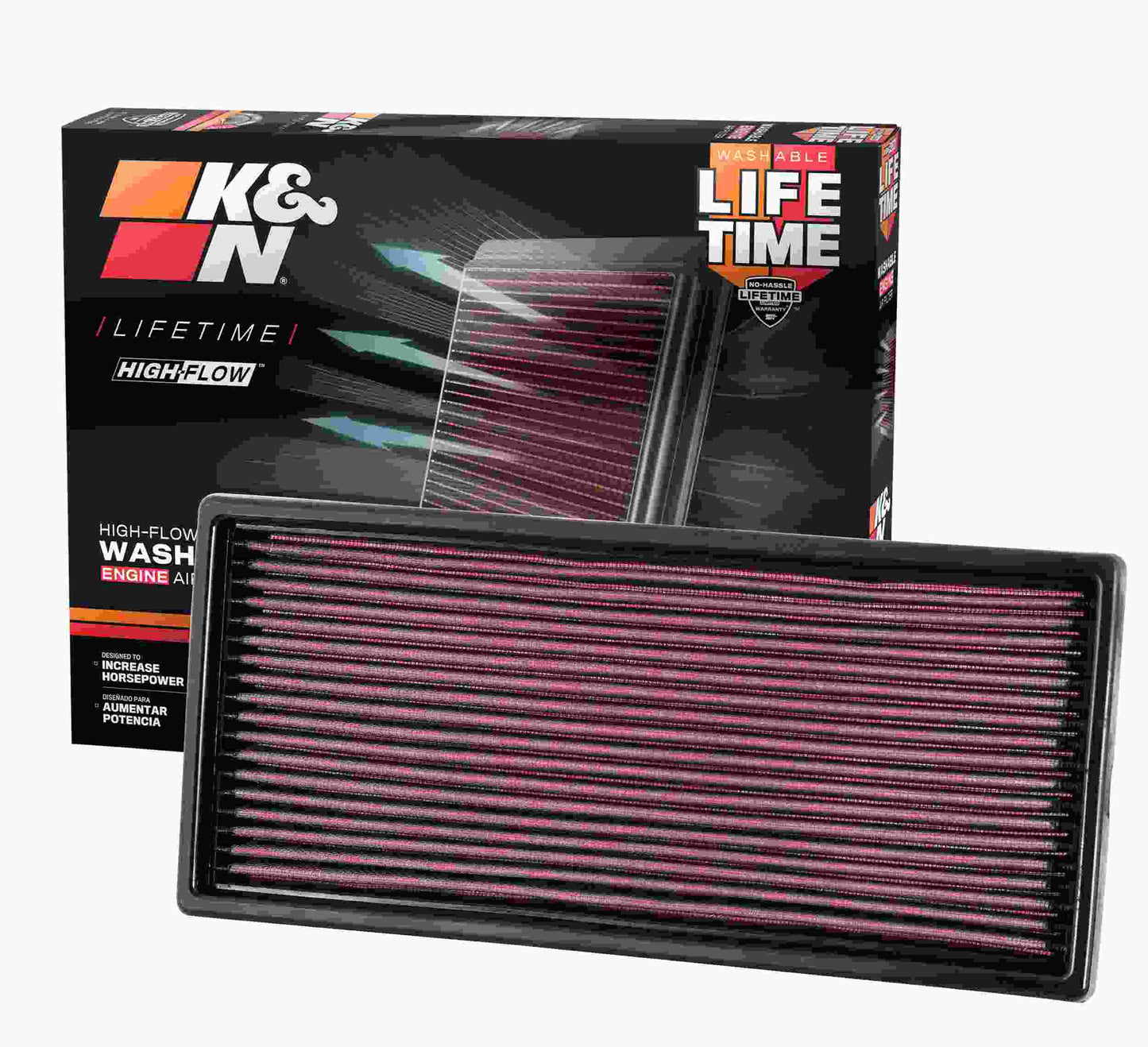 K&N Engineering K&N 97-96 Ford 4.9L/5.0L / 87-97 5.8L/7.5L Drop In Air Filter 33-2023