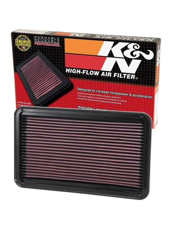 K&N Engineering K&N 97-03 Lexus ES/RX300 / 97-04 Toyota Ava / 97-01 Camry / 98-03 Sien/Sol Drop In Air Filter 33-2145-1