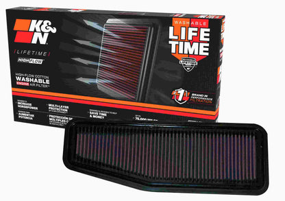 K&N Engineering K&N 00-06 Toyota Previa / Rav4 2.0L/2.4L Drop In Air Filter 33-2216