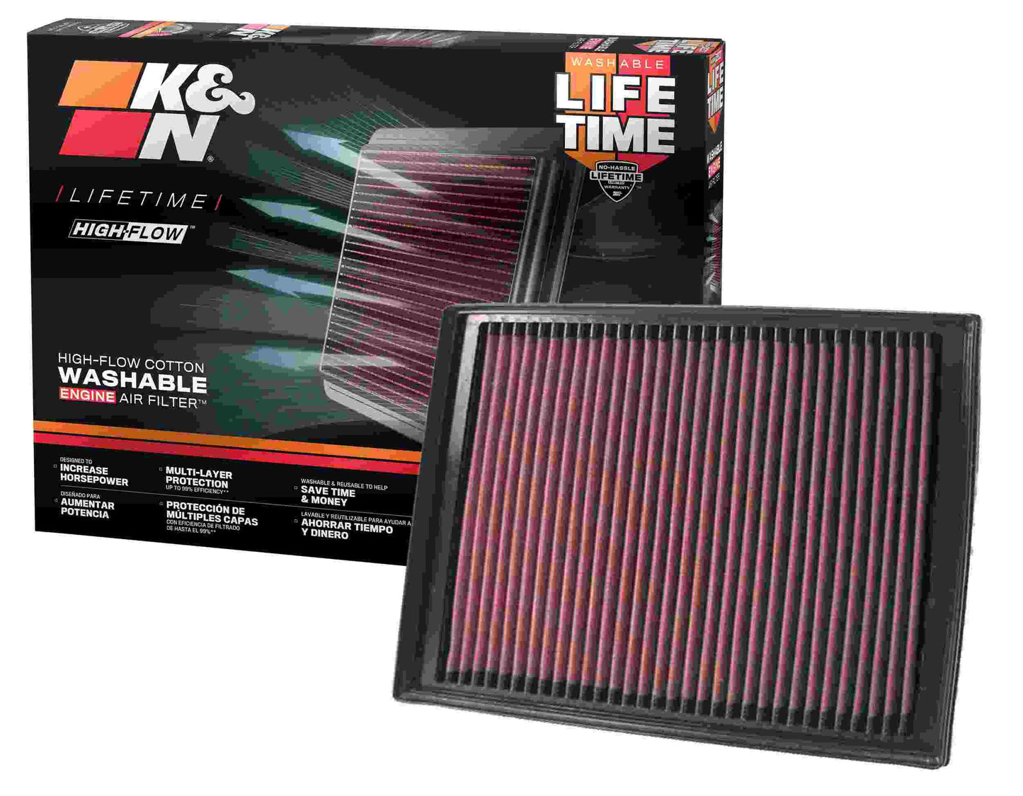 K&N Engineering K&N Replacement Air Filter DODGE SPRINTER 2.7L-L5; 2005 33-2319