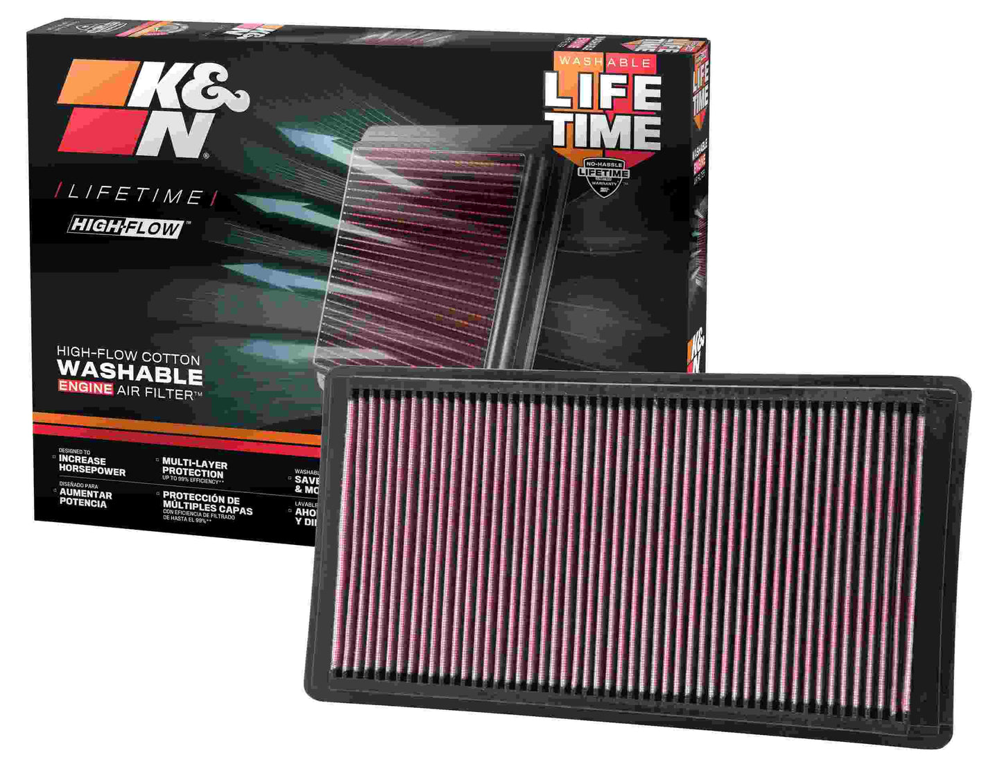 K&N Engineering K&N Replacement Air Filter FORD EXPLORER / MERCURY MOUNTAINEER 4.6L V8 2006-2009 33-2353