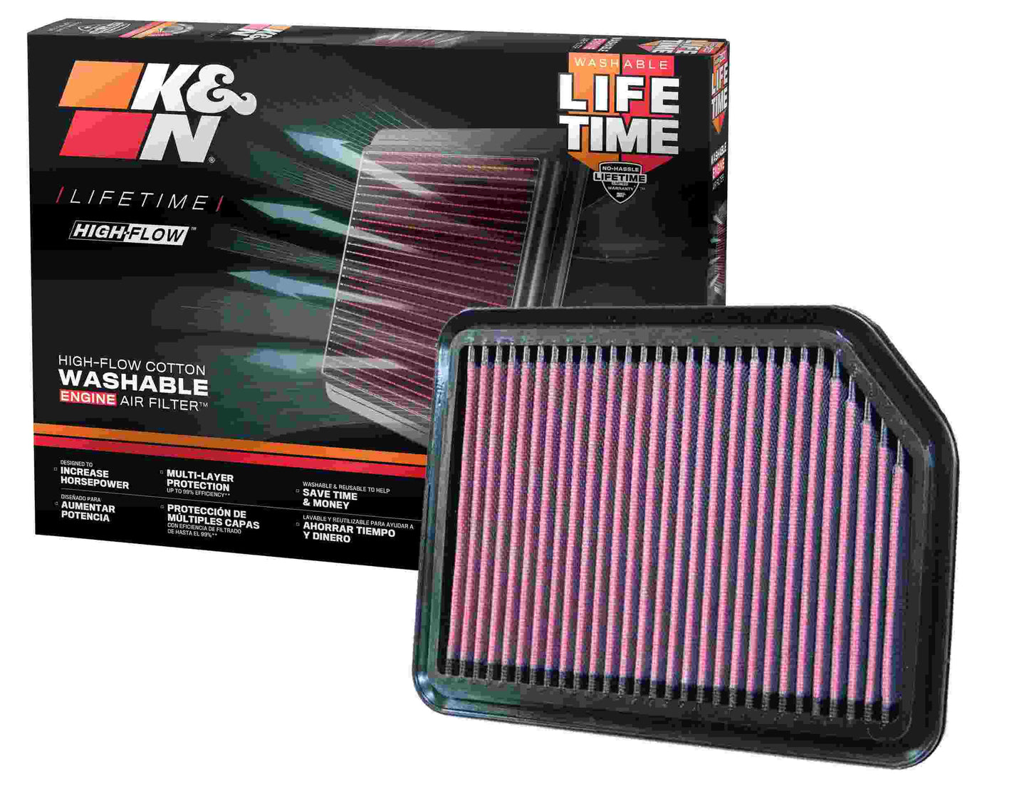 K&N Engineering K&N 05-10 Suzuki Grand Vitara Drop In Air Filter 33-2361