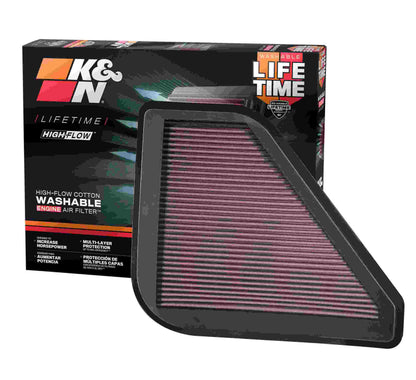 K&N Engineering K&N Saturn Outlook / GMC Acadia 3.6L Drop In Air Filter 33-2394