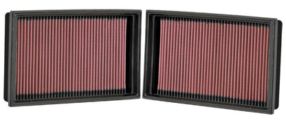 K&N Engineering K&N Replacement Air Filter BMW 750/760 SERIES 4.8L-V8/6.0L-V12; 07-08 (2 PER BOX) 33-2410