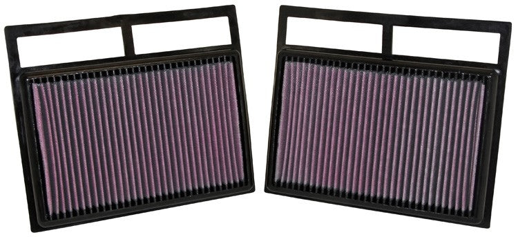 K&N Engineering K&N Replacement Air Filter MERCEDES-BENZ CL600 5.5L-V12; 2003 (2 PER BOX) 33-2412