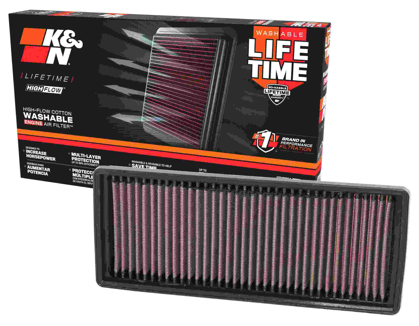 K&N Engineering K&N Replacement Air Filter SMART FORTWO 1.0L, 2008 33-2417