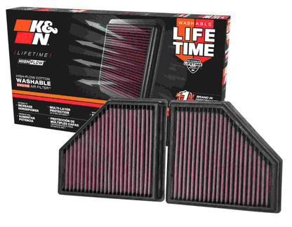 K&N Engineering K&N 09 Honda Fit 1.5L Drop In Air Filter 33-2422