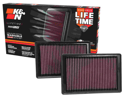 K&N Engineering K&N Replacement Air Filter 10-12 Jaguar XK/XKR 5.0L V8 33-2445