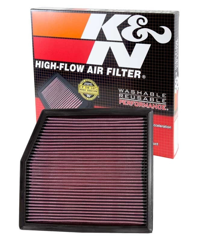 K&N Engineering K&N 10-12 BMW 135i/335i/335i XDrive/X1 35i 3.0L L6 (E90) Replacement Air Filter 33-2458