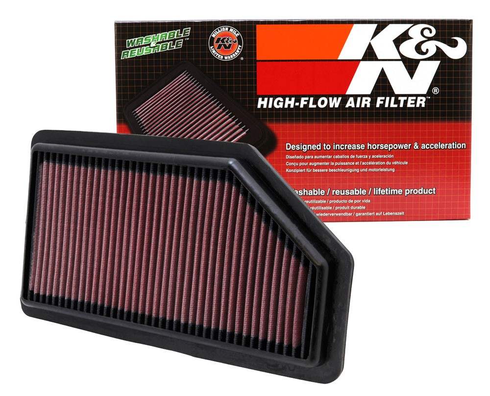 K&N Engineering K&N Replacement Air Filter for 11 -12 Honda Odyssey 3.5L V6 33-2461
