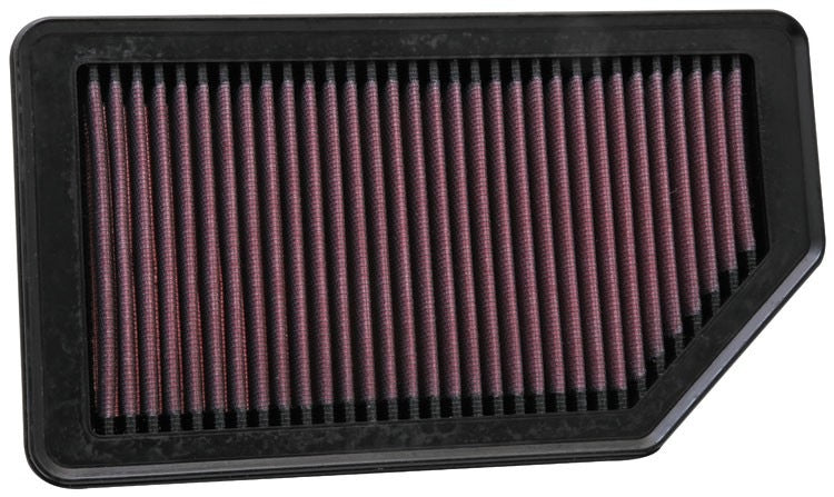 K&N Engineering K&N Replacement Air Filter 10.625in O/S Length x 5.75in O/S Width x 1in Height 33-2472