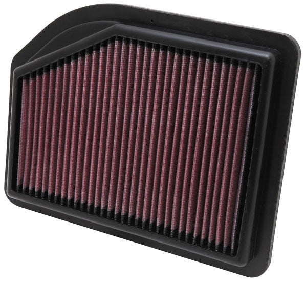 K&N Engineering K&N Replacement Filter 10.219in O/S Length x 7.875in O/S Width x 1.125in H for 12 Honda CR-V 2.4L 33-2477