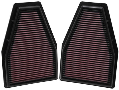 K&N Engineering K&N Replacement Air Filter 12-13 Porsche 911 3.4L / 12 911 3.8L / 13 911 3.6L / 13 911 Carrera 3.8L 33-2484