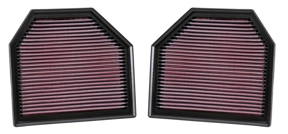 K&N Engineering K&N Replacement Air Filter for 11-14 BMW M5/M6 4.4L V8 / 2015 M4/M3 3.0L I6  (2 per box) 33-2488
