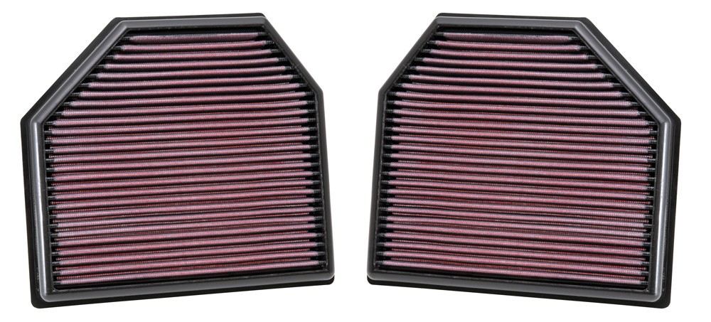 K&N Engineering K&N Replacement Air Filter for 11-14 BMW M5/M6 4.4L V8 / 2015 M4/M3 3.0L I6  (2 per box) 33-2488