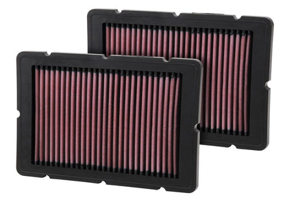 K&N Engineering K&N Replacement Air Filter 05-09 Ferrari F360 11.125in O/S Length x 7.625 O/S Width x 1.313in H 33-2494