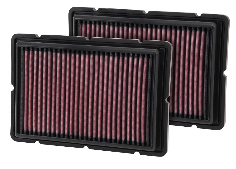 K&N Engineering K&N Replacement Air Filter 05-09 Ferrari F360 11.125in O/S Length x 7.625 O/S Width x 1.313in H 33-2494