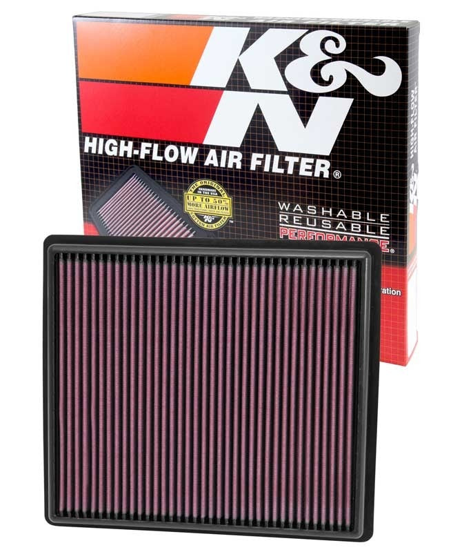 K&N Engineering K&N Replacement Air Filter - Panel for 13 Chevrolet Malibu 2.5L/2.0L 33-2497