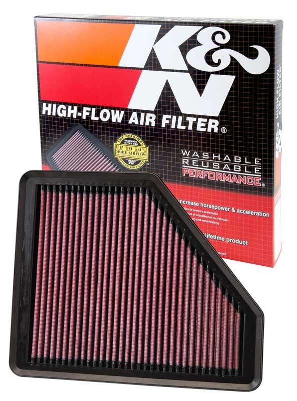 K&N Engineering K&N Hyundai Genesis Coupe 2.0T/3.8 Drop In Air Filter 33-2958