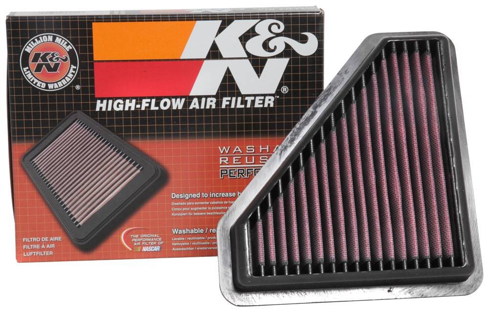 K&N Engineering K&N 12-17 Honda Civic IX L4-1.4L F/I Drop In Air Filter 33-3124
