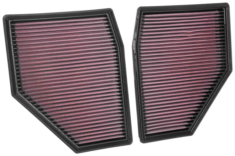 K&N Engineering K&N 18-19 BMW M5 V8 4.4L F/I Turbo Replacement Air Filter (Two Per Box) 33-3128