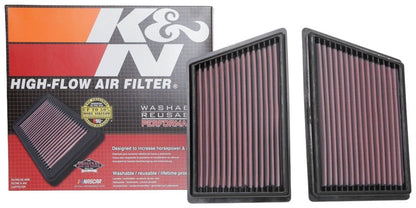 K&N Engineering K&N 19 Porsche 911 3.0L H6 F/I Drop In Replacement Air Filter 33-3153