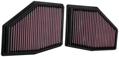 K&N Engineering K&N 2020 BMW M550i 4.4L V8 Replacement Air Filter (2 Per Box) 33-3155