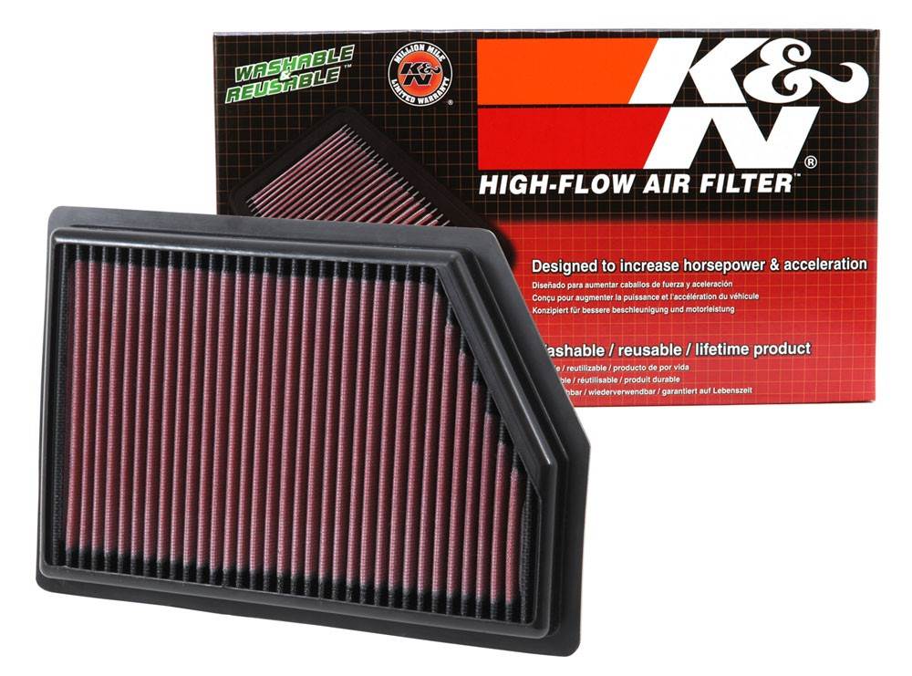 K&N Engineering K&N Replacement Panel Air Filter for 2014 Jeep Cherokee 2.4L/3.2L 33-5009