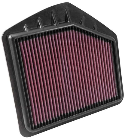 K&N Engineering K&N Replacement Panel Air Filter for 2015 Hyundai Genesis Sedan 5.0L V8 (Left) 33-5021