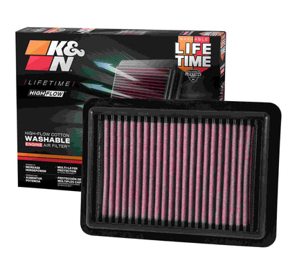 K&N Engineering K&N Replacement Panel Air Filter for 2015 Honda Fit 1.5L L4 33-5027