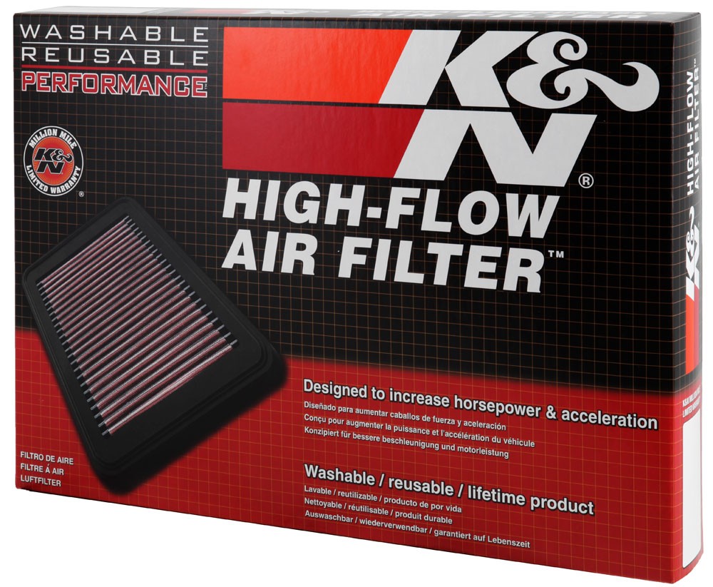 K&N Engineering K&N Replacement Panel Air Filter for 14-15 Cadillac CTS V-Sport 3.6L V6 33-5028