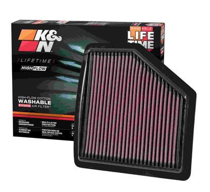 K&N Engineering K&N Replacement Panel Air Filter for 2016 Honda HR-V 1.8L 33-5037