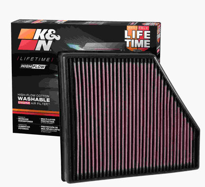 K&N Engineering K&N 2016 Chevy Camaro SS 6.2L Drop In Air Filter 33-5047