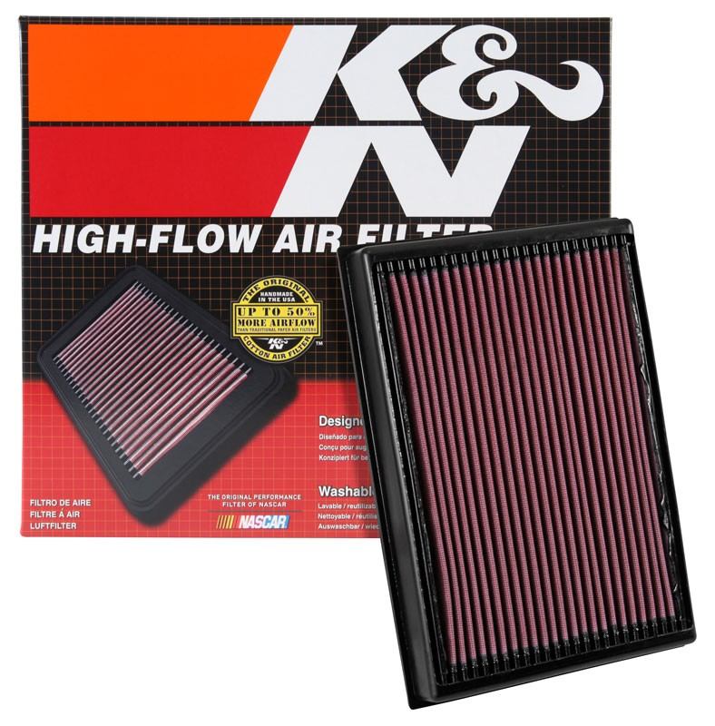 K&N Engineering K&N 2016 Nissan Titan XD V8-5.0L Replacement Drop In Air Filter 33-5048