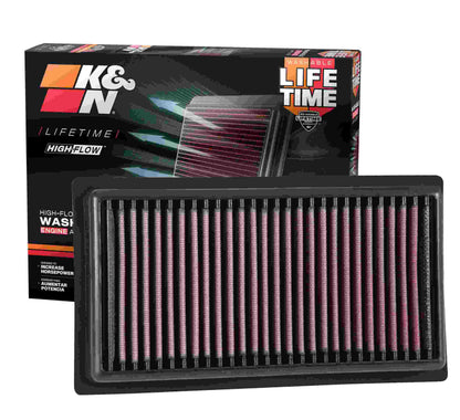 K&N Engineering K&N 2017 Subaru BRZ H4-2.0L F/I Replacement Drop In Air Filter 33-5060