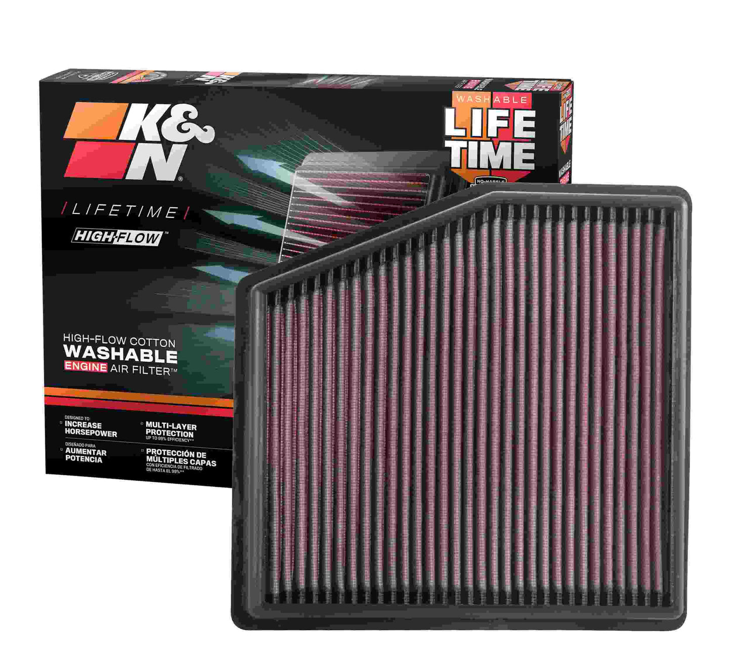 K&N Engineering K&N 17-18 Chrysler Pacifica V6 3.6L F/I Replacement Drop In Air Filter 33-5061