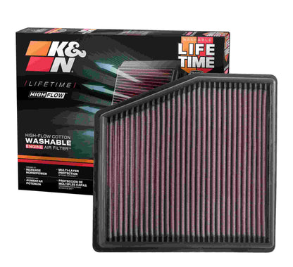 K&N Engineering K&N 17-18 Chrysler Pacifica V6 3.6L F/I Replacement Drop In Air Filter 33-5061