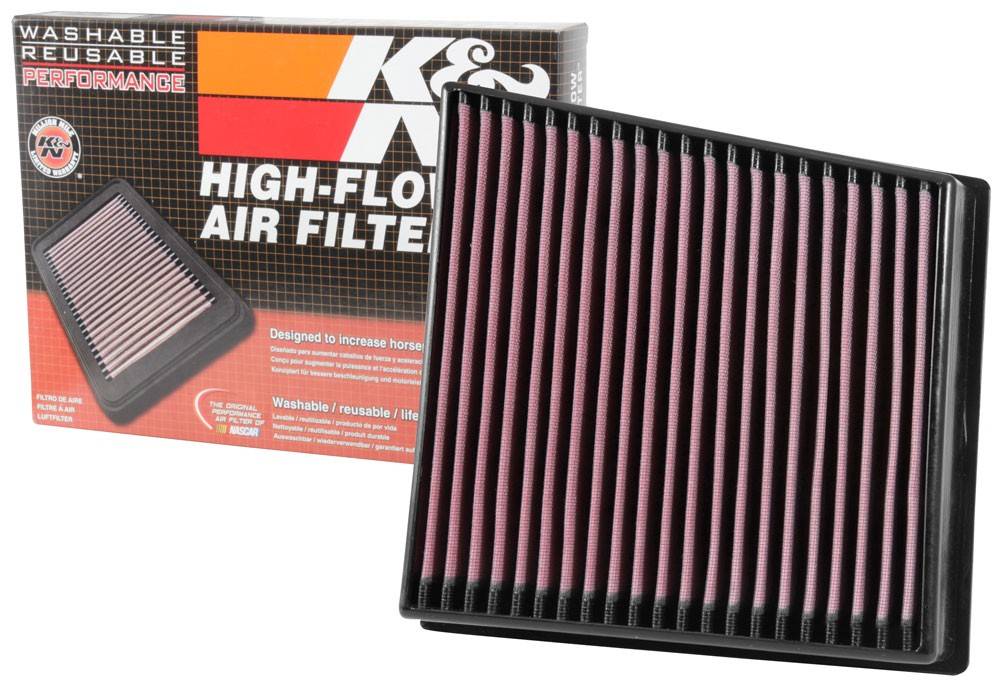 K&N Engineering K&N 2017 Chevrolet Silverado 2500HD V8-6.6L DSL Replacement Drop In Air Filter 33-5065