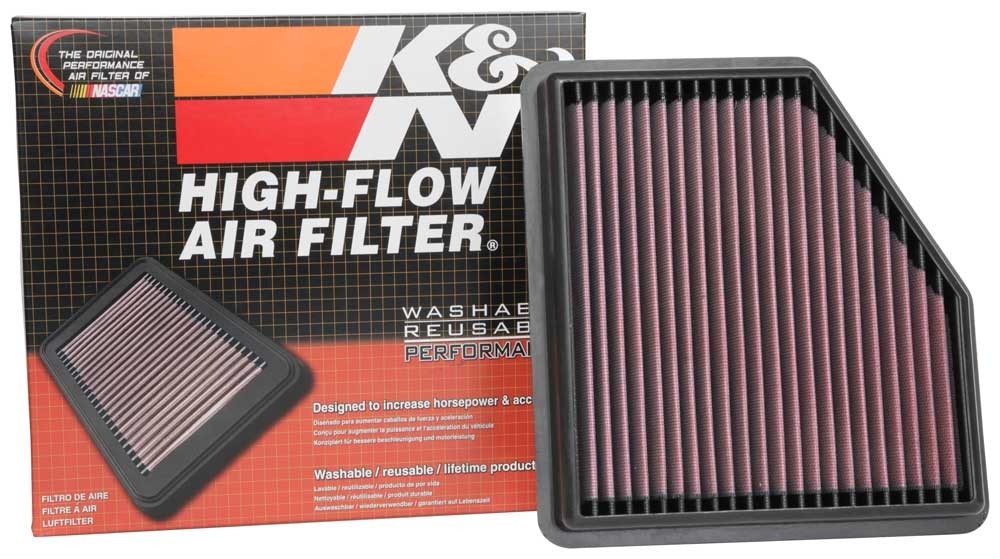 K&N Engineering K&N 2019 Nissan Altima 2.5L F/I Drop In Replacement Air Filter 33-5095