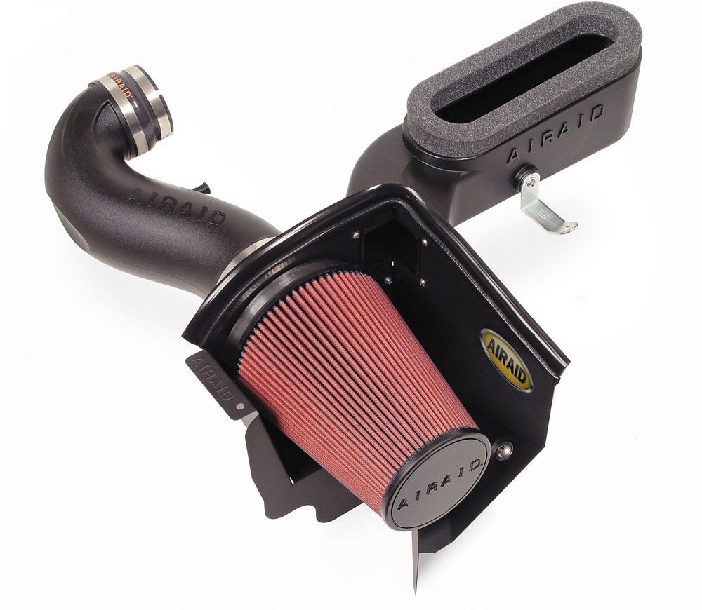 Airaid 06-10 Dodge Charger / 08 Magnum SRT8 6.1L Hemi CAD Intake System w/ Tube (Oiled / Red Media) 350-193