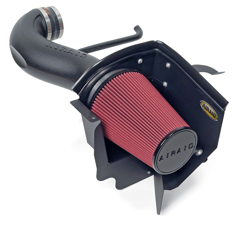 Airaid 06-10 Charger / 05-08 Magnum 5.7/6.1L Hemi CAD Intake System w/ Tube (Oiled / Red Media) 350-199