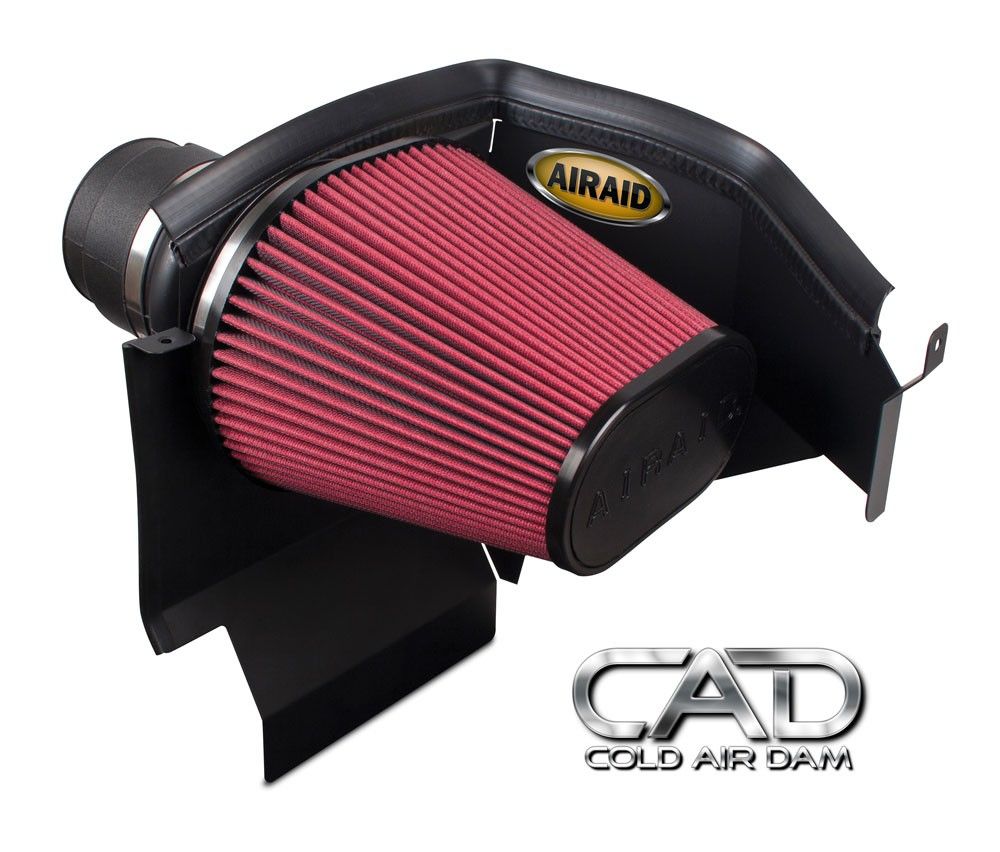 Airaid 11-13 Dodge Charger/Challenger 3.6/5.7/6.4L CAD Intake System w/o Tube (Oiled / Red Media) 350-210