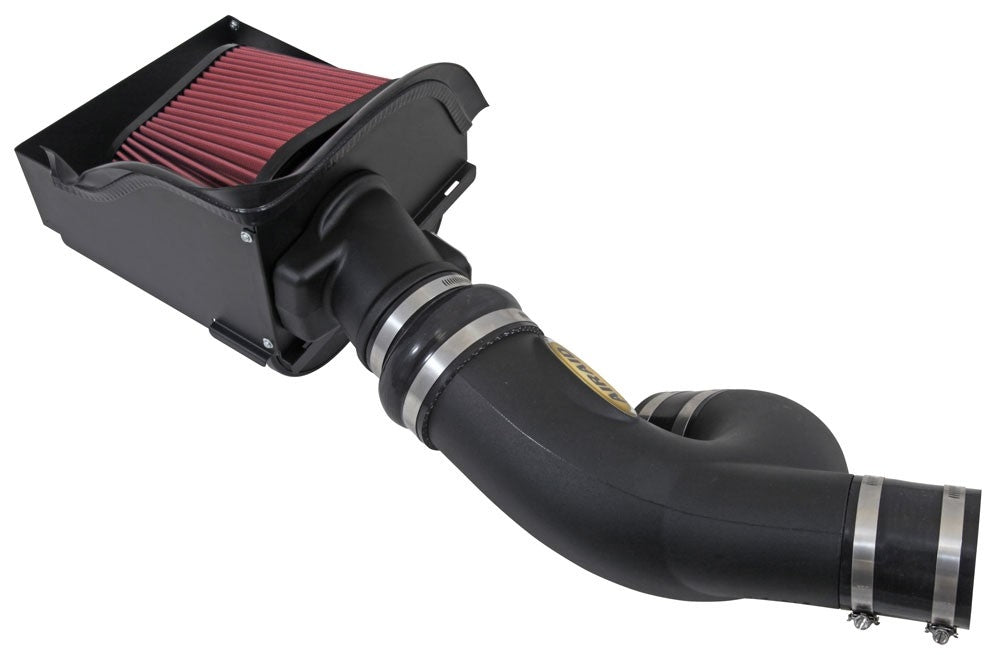 Airaid 2015 Ford Expedition 3.5L EcoBoost Cold Air Intake System w/ Black Tube (Dry/Red) 401-339