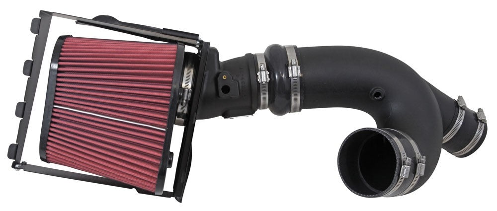 Airaid 2015 Ford Expedition 3.5L EcoBoost Cold Air Intake System w/ Black Tube (Dry/Red) 401-339