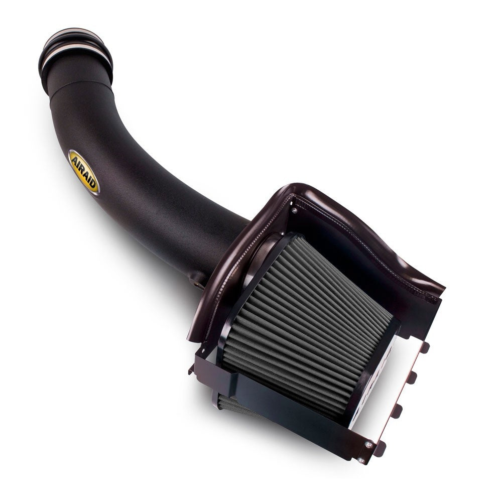 Airaid 10-13 Ford F-250 / F-350 Super Duty 6.2L CAD Intake System w/ Tube (Dry / Black Media) 402-273