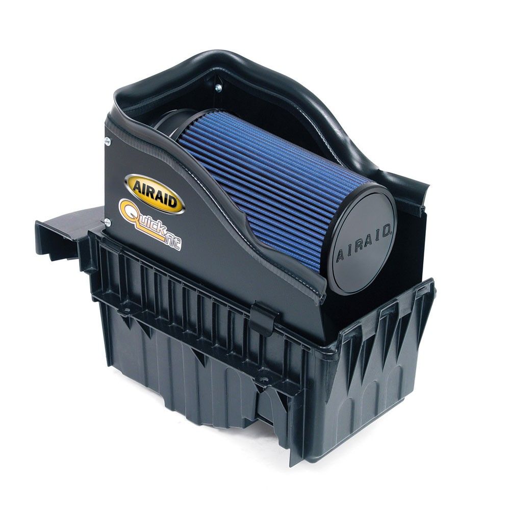 Airaid 99-03 Ford Power Stroke 7.3L DSL CAD Intake System w/o Tube (Dry / Blue Media) 403-122